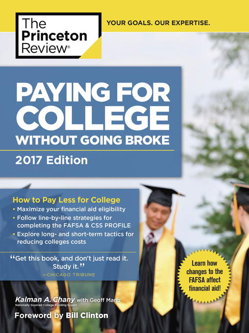 Title details for Paying for College Without Going Broke, 2017 Edition by Princeton Review - Available